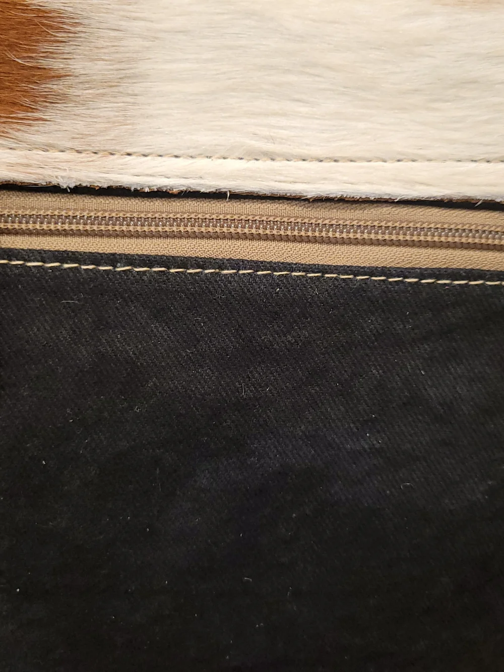 NWT Myra Bag Brown & White Cowhide, Western - Boho Shoulder Satchel - Picture 8 of 11
